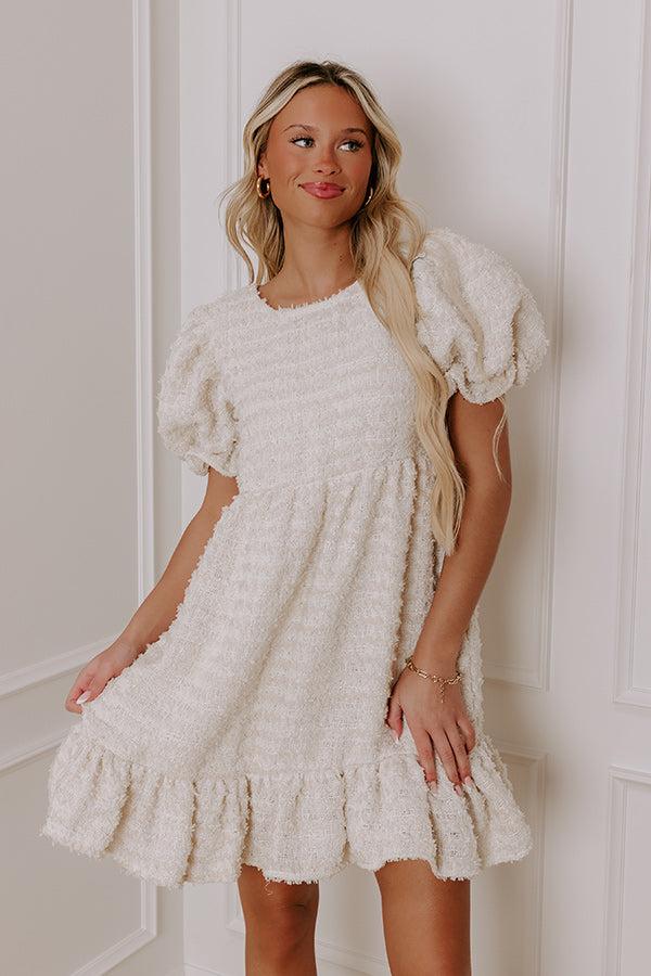 Whimsical Whispers Knit Mini Dress Product Image