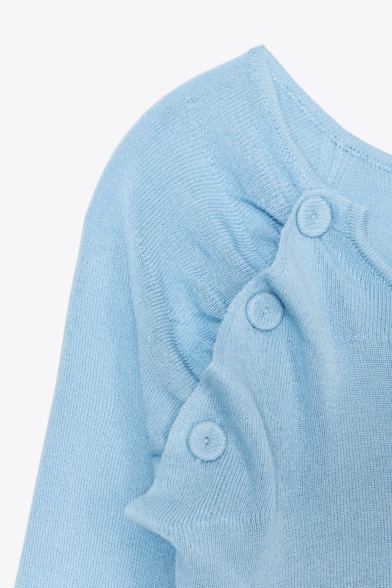 RUCHED KNIT TOP Product Image