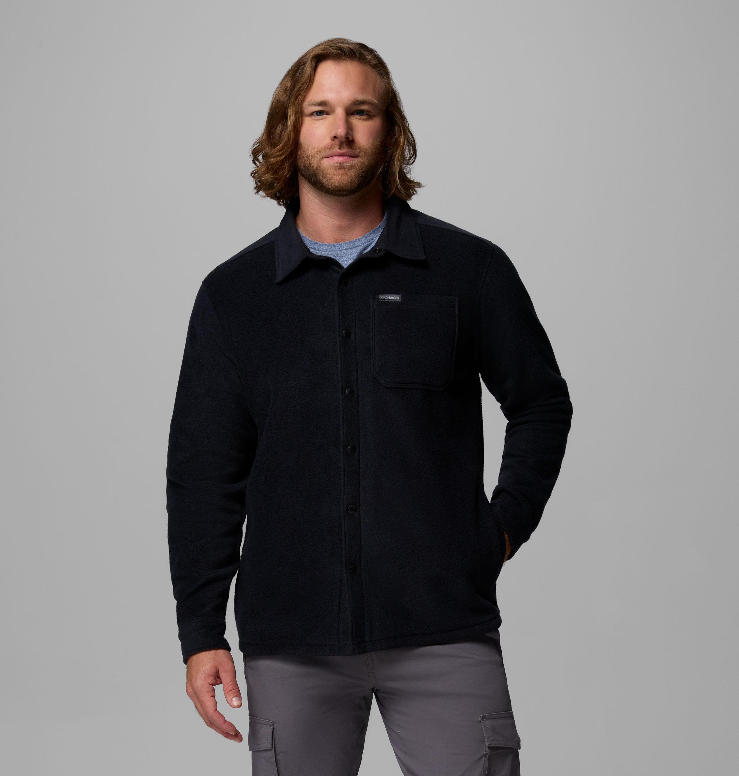 Columbia Mens Steens Mountain Solid Shirt Jacket- Product Image