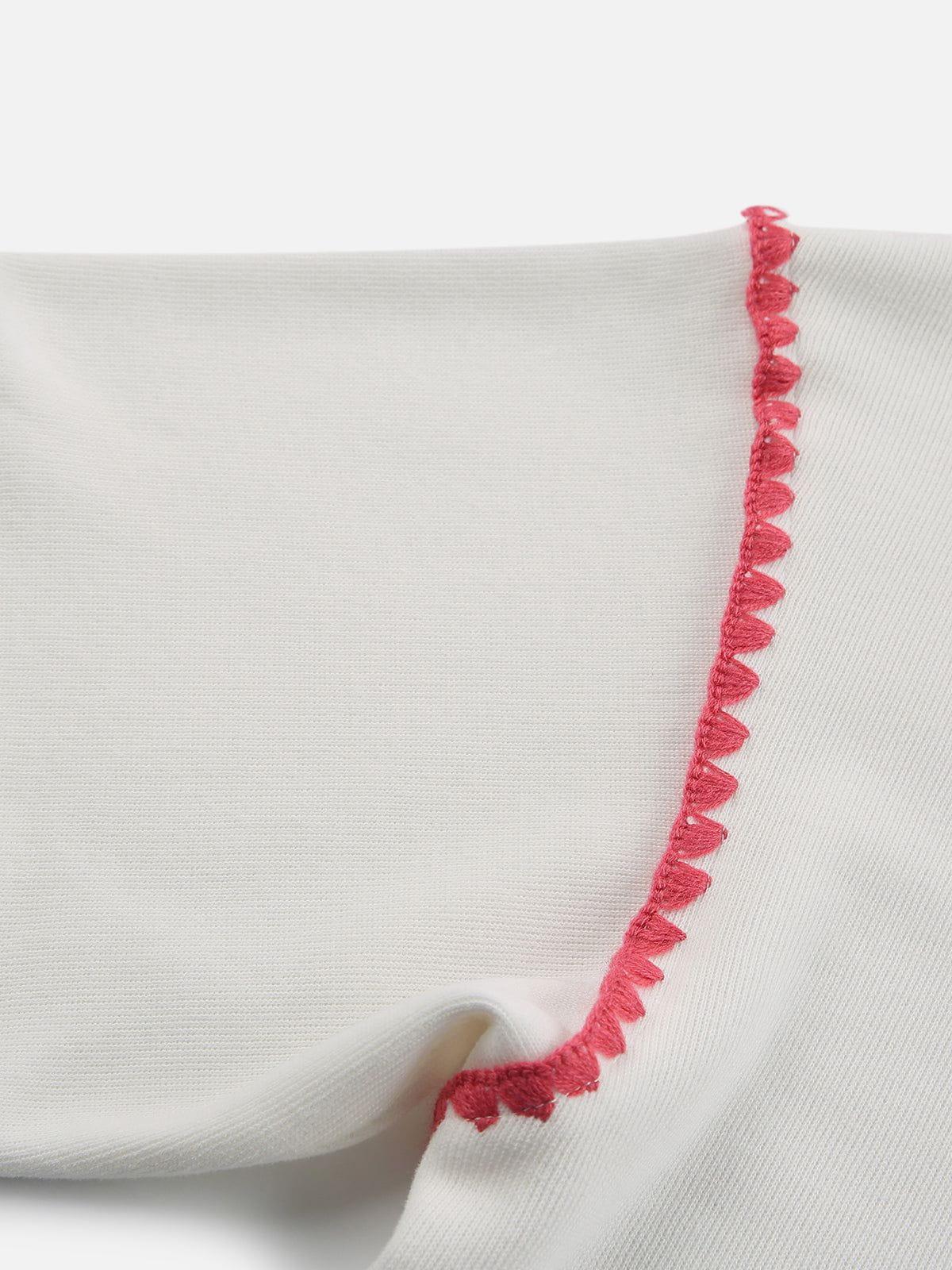 Aelfric Eden Crochet Floral Pocket Tee Product Image