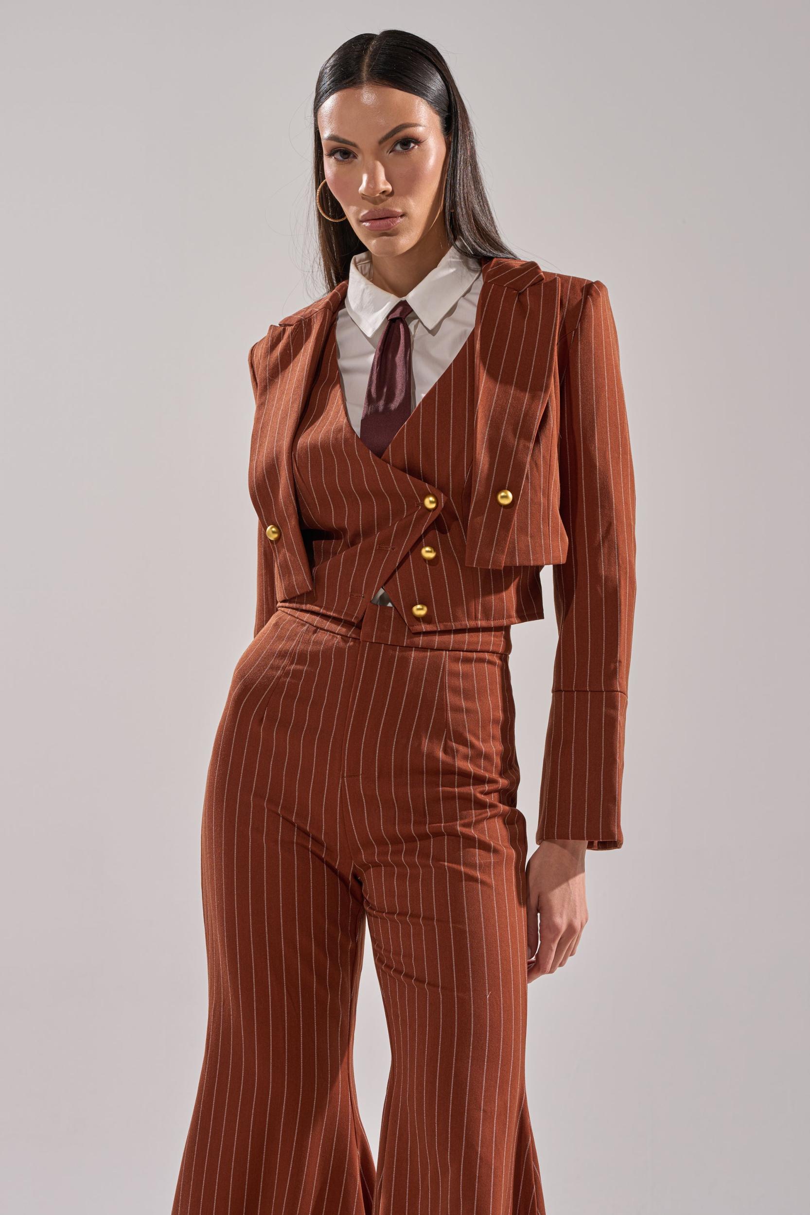 BUSINESS FIRST STRIPE BLAZER Product Image