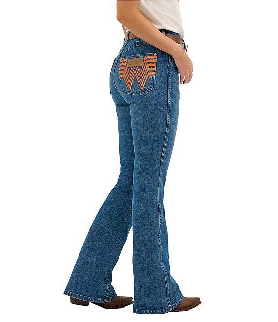 Wrangler x Whataburger Bailey High Rise Flare Jeans Product Image