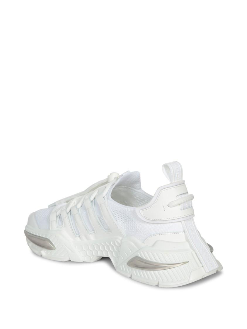 DOLCE & GABBANA White Sneakers With Modern Silhouette And Unique Lacing System Product Image