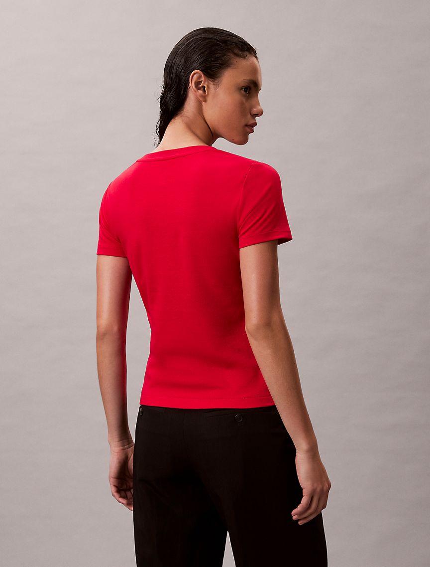 Liquid Cotton Relaxed V-Neck T-Shirt Product Image