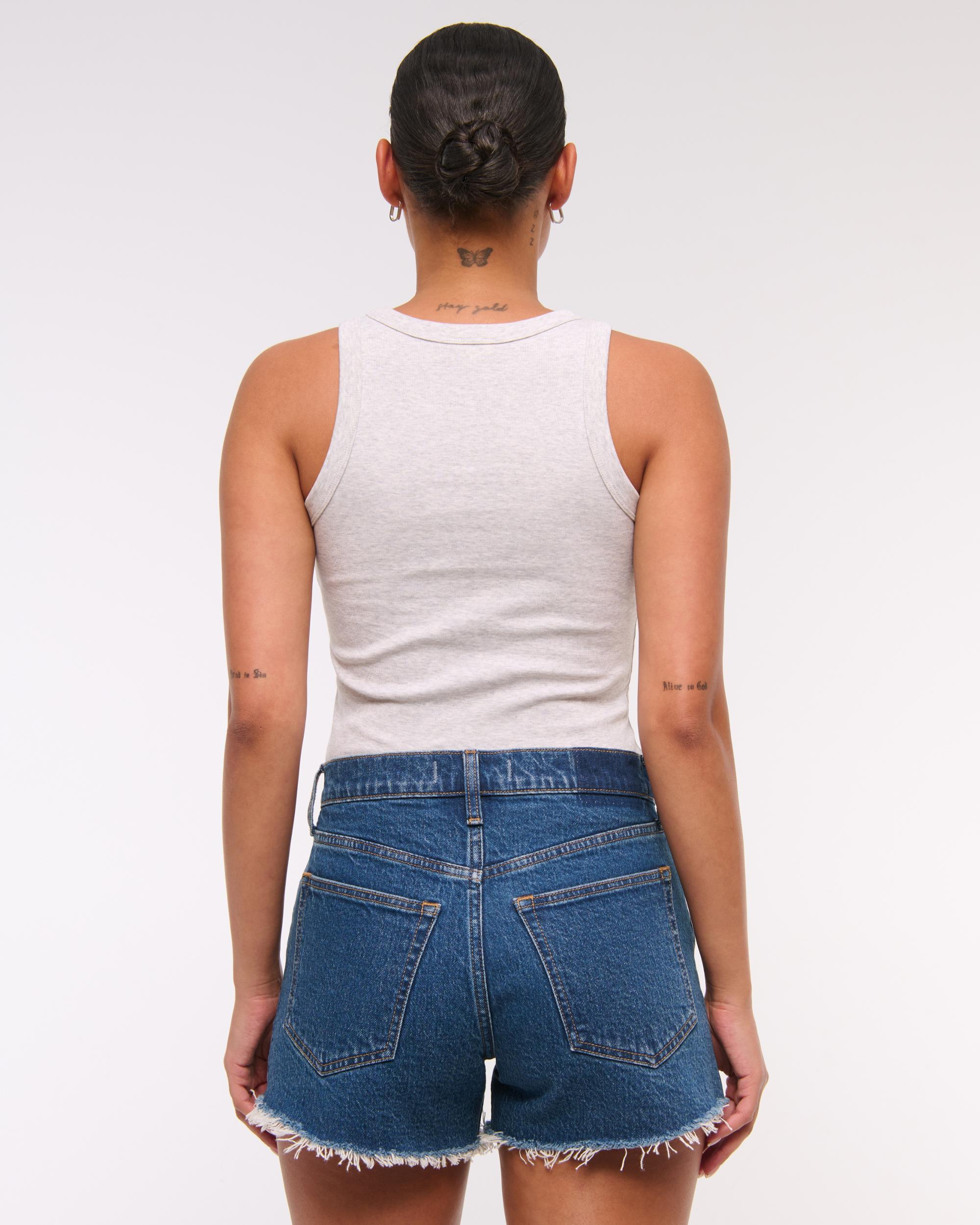High Rise 90s Cutoff Short Product Image