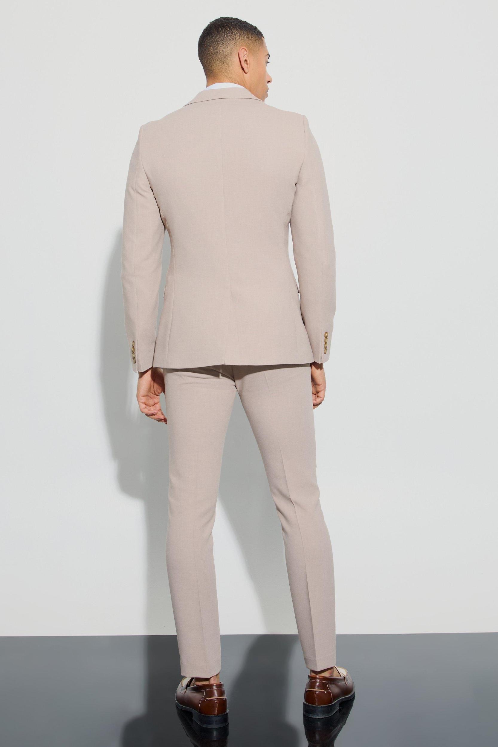 Jersey Skinny Dress Pants | boohooMAN USA Product Image