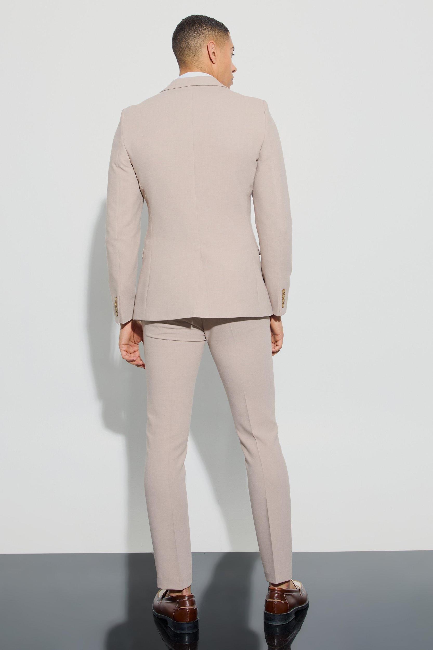 Jersey Skinny Single Breasted Suit Jacket | boohooMAN USA Product Image