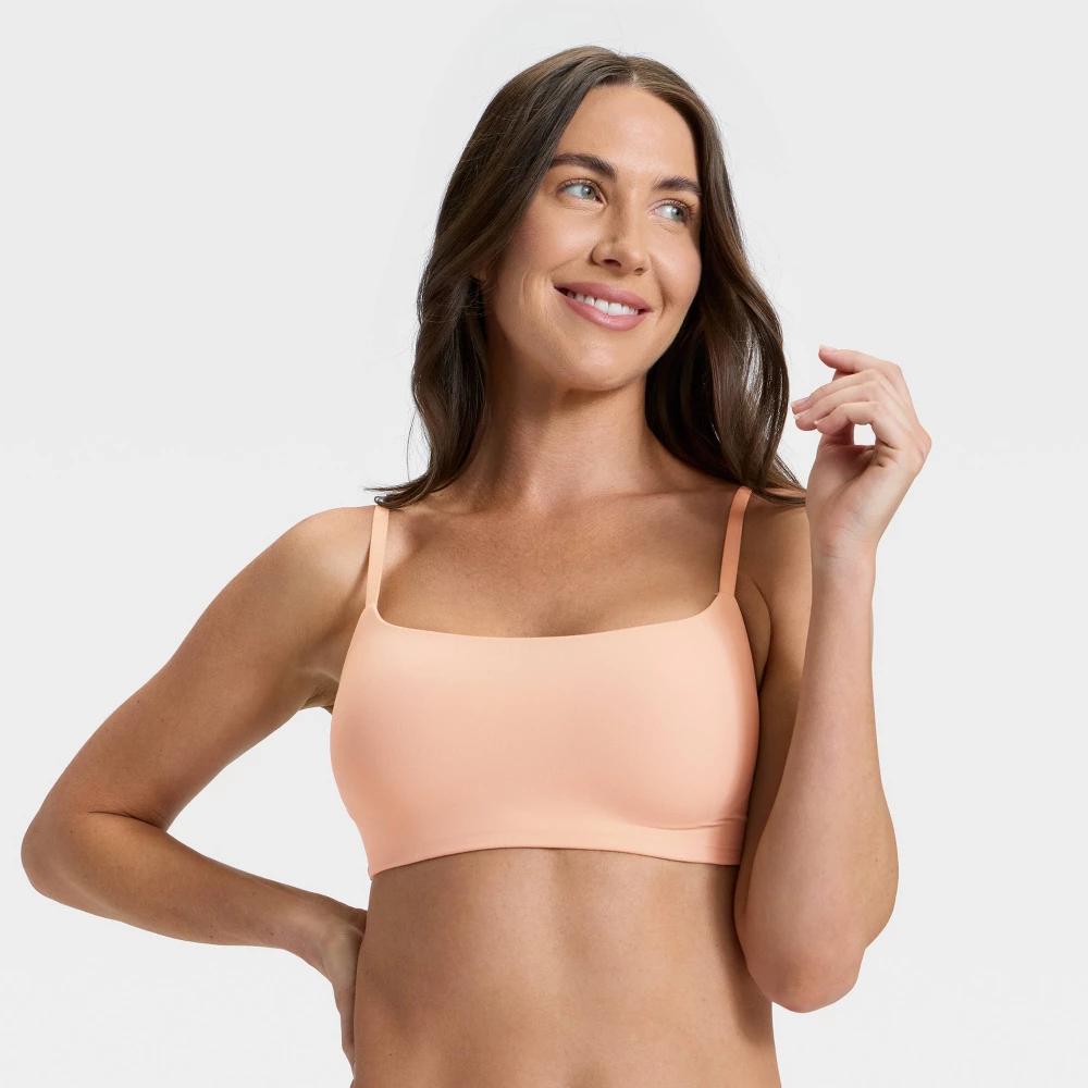 Women's Luxury Collection Luxe Stretch Lightly Lined Scoop Bralette - Auden™ Brown XS Product Image