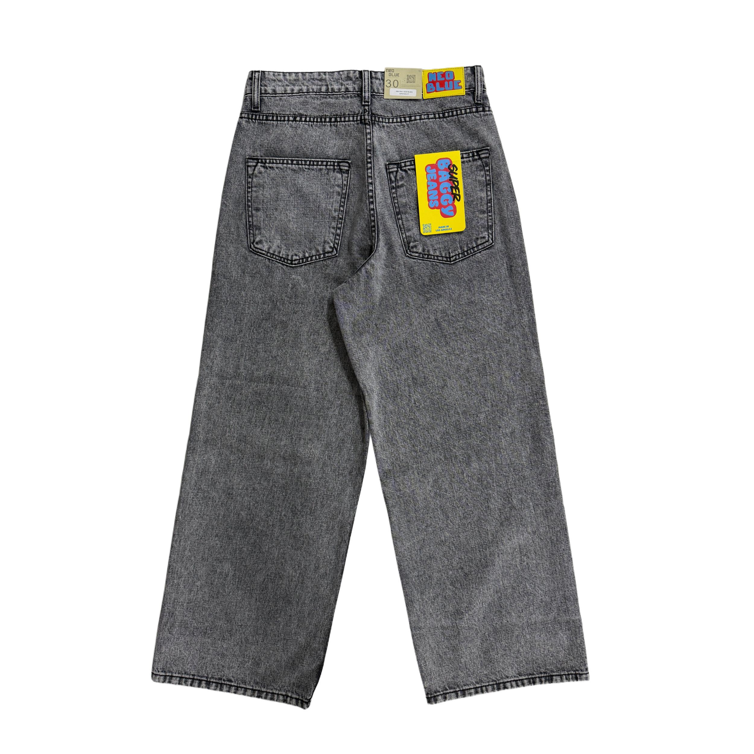 Neo Blue SUPER Baggy Jeans Male Product Image