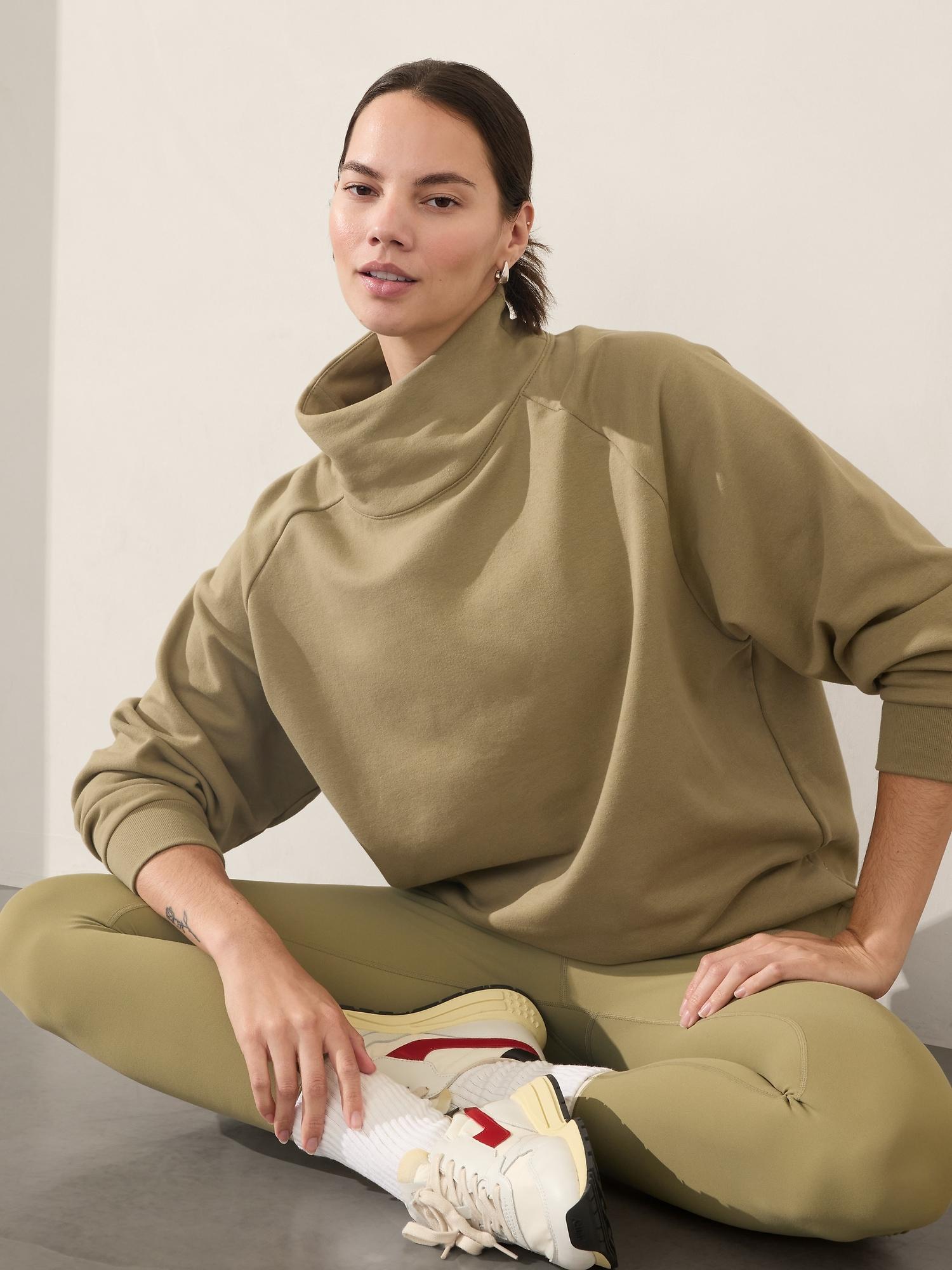 Forever Fleece Mockneck Sweatshirt Product Image