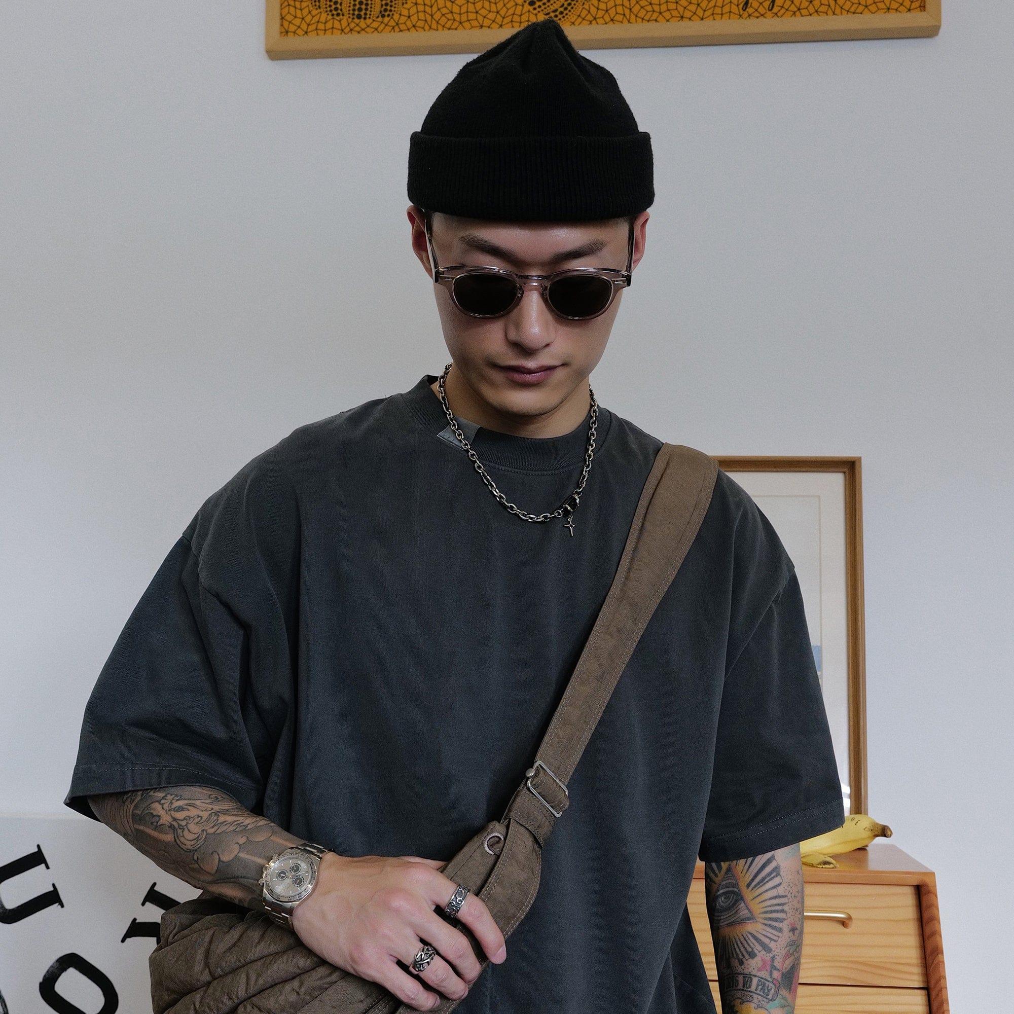 STAR PENDANT BLACK GEM MULTI-CHAIN NECKLACE Product Image