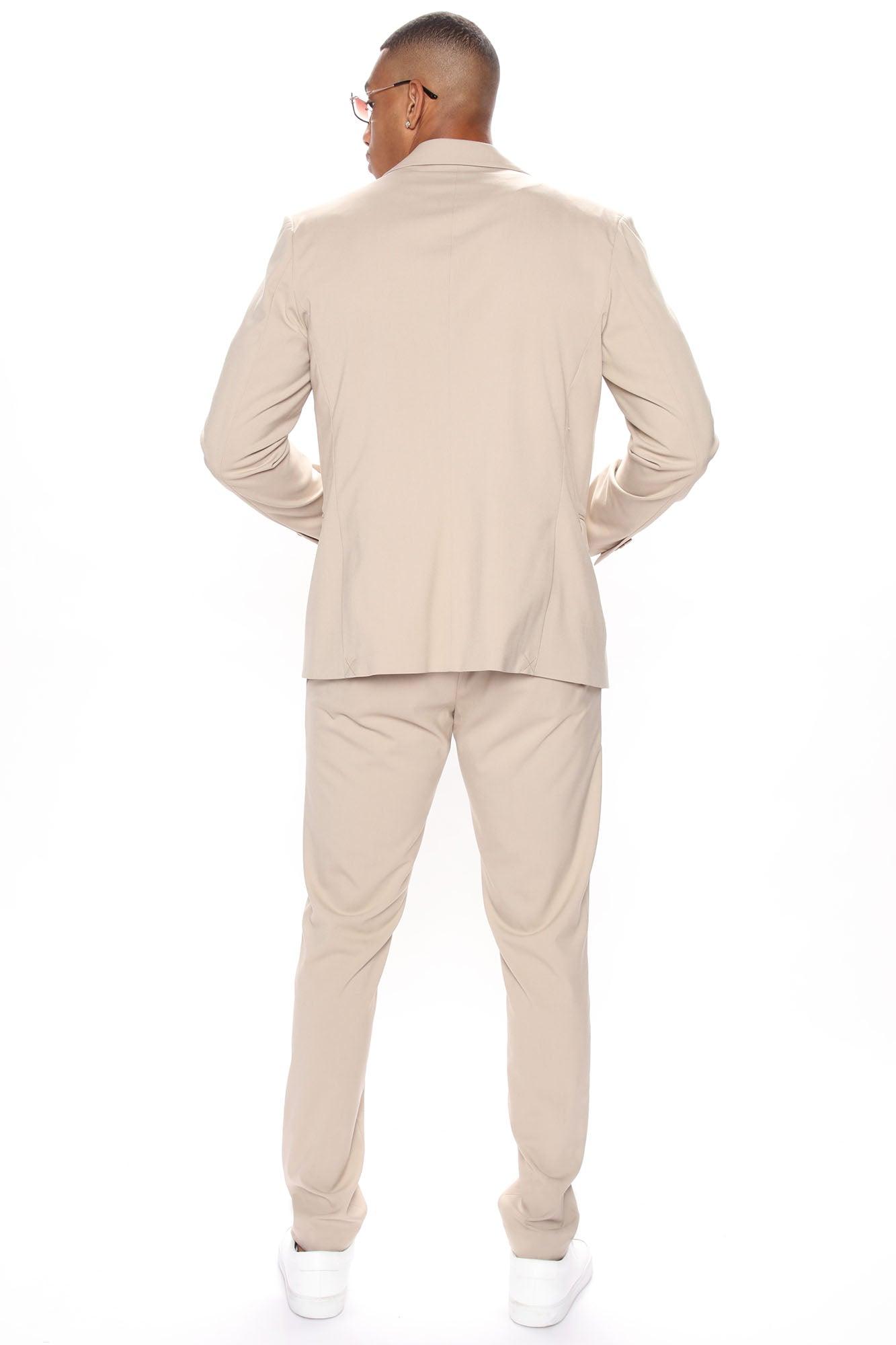 The Modern Stretch Suit Jacket - Tan Product Image