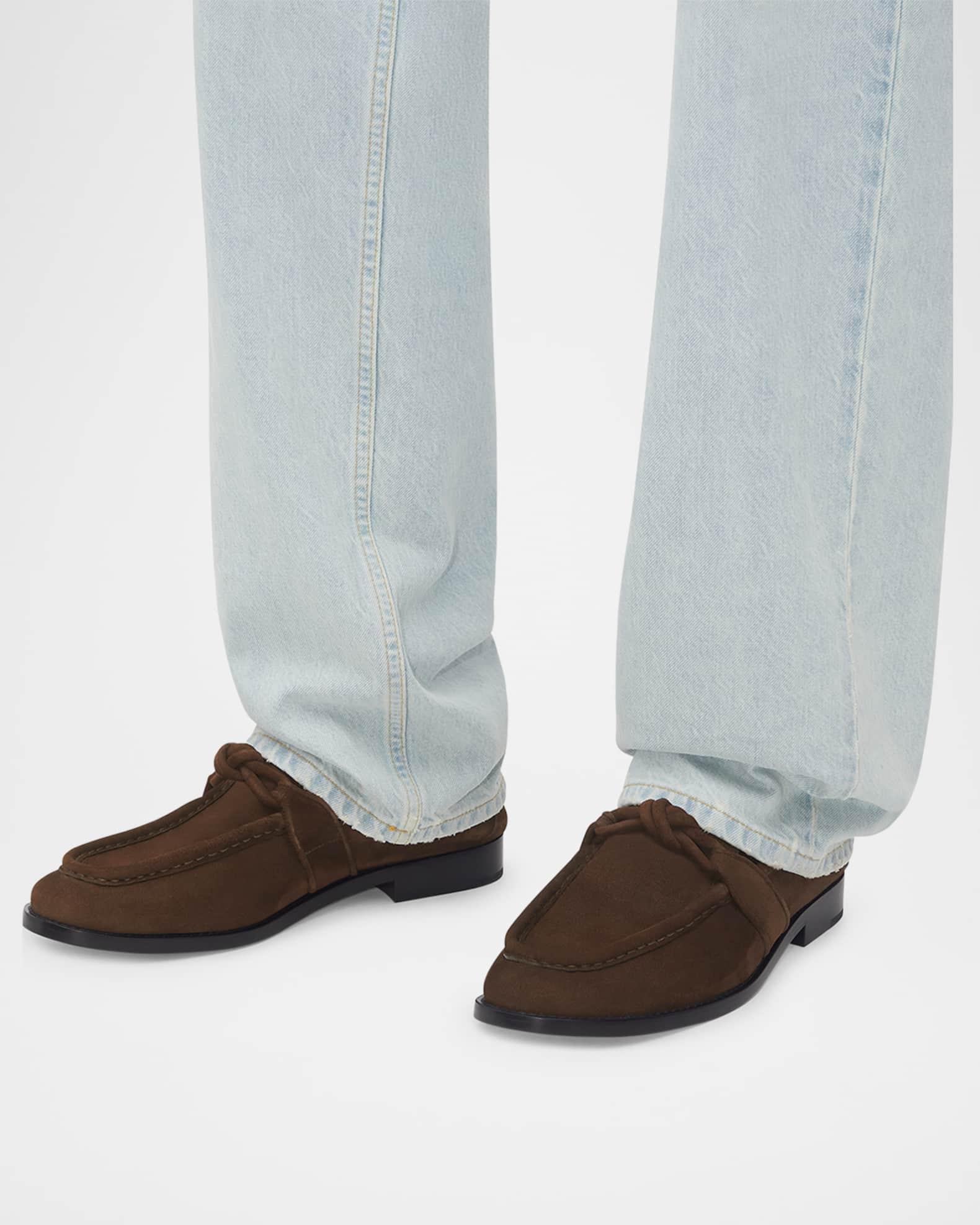 Men's Astaire Suede Knot Loafers Product Image