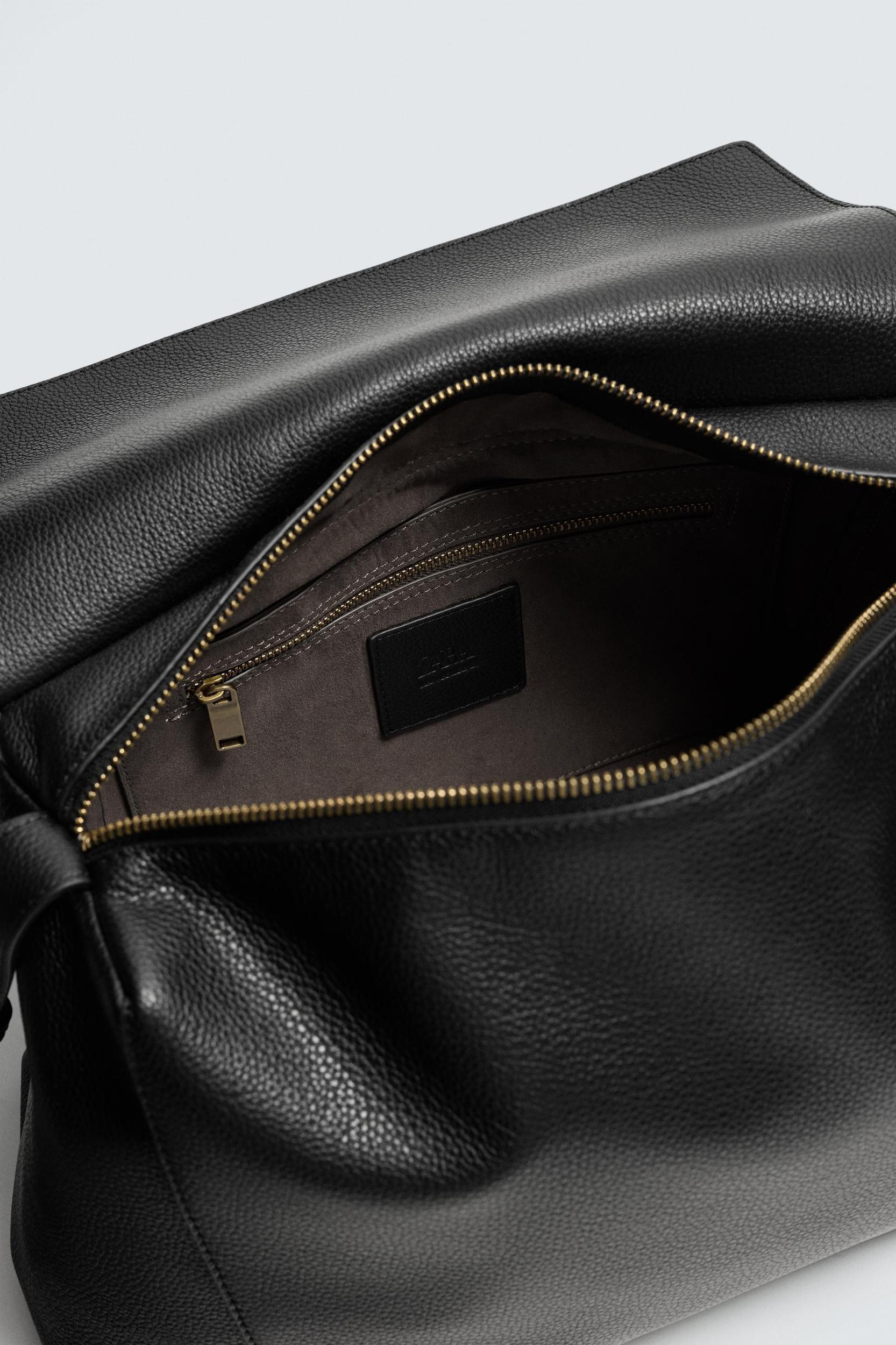 LIMITED EDITION ENGRAVED LEATHER CROSSBODY BAG Product Image