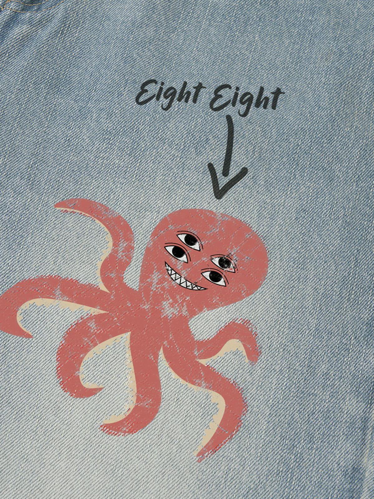 Aelfric Eden Animal Graphic Jeans Product Image