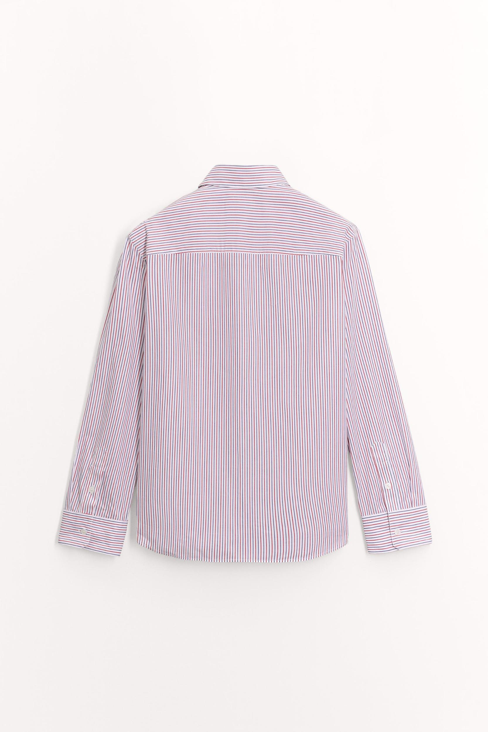 STRIPED POPLIN SHIRT ZW COLLECTION Product Image