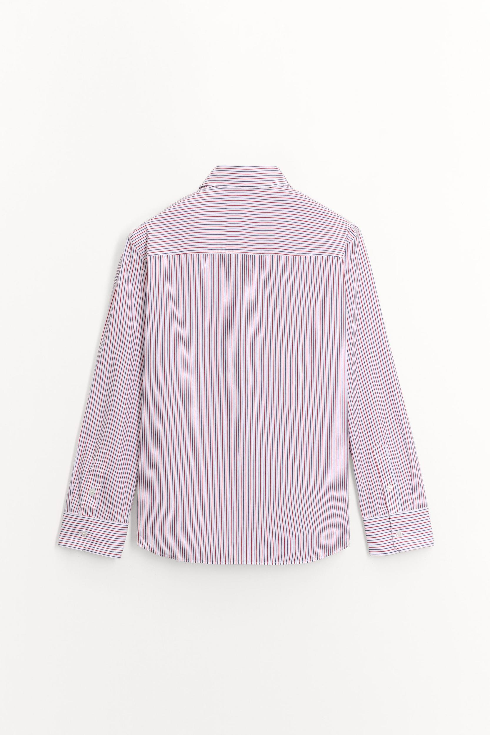 STRIPED POPLIN SHIRT ZW COLLECTION Product Image