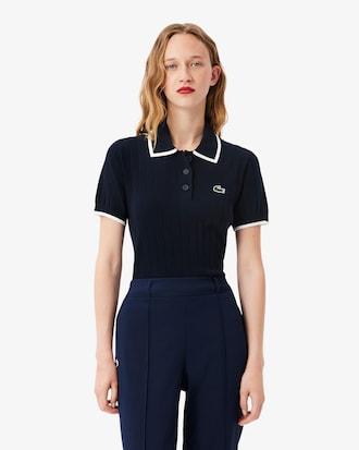 Short Sleeved Polo Collar Golf Sweater Product Image