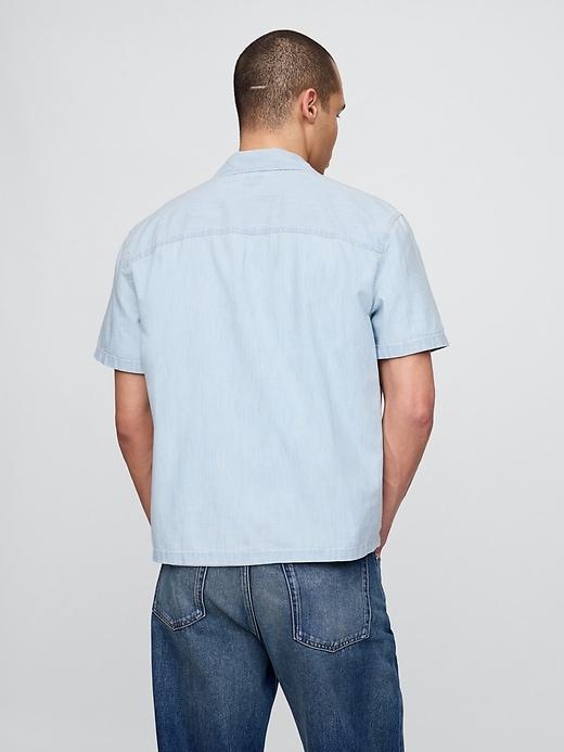 Relaxed Denim Shirt Product Image