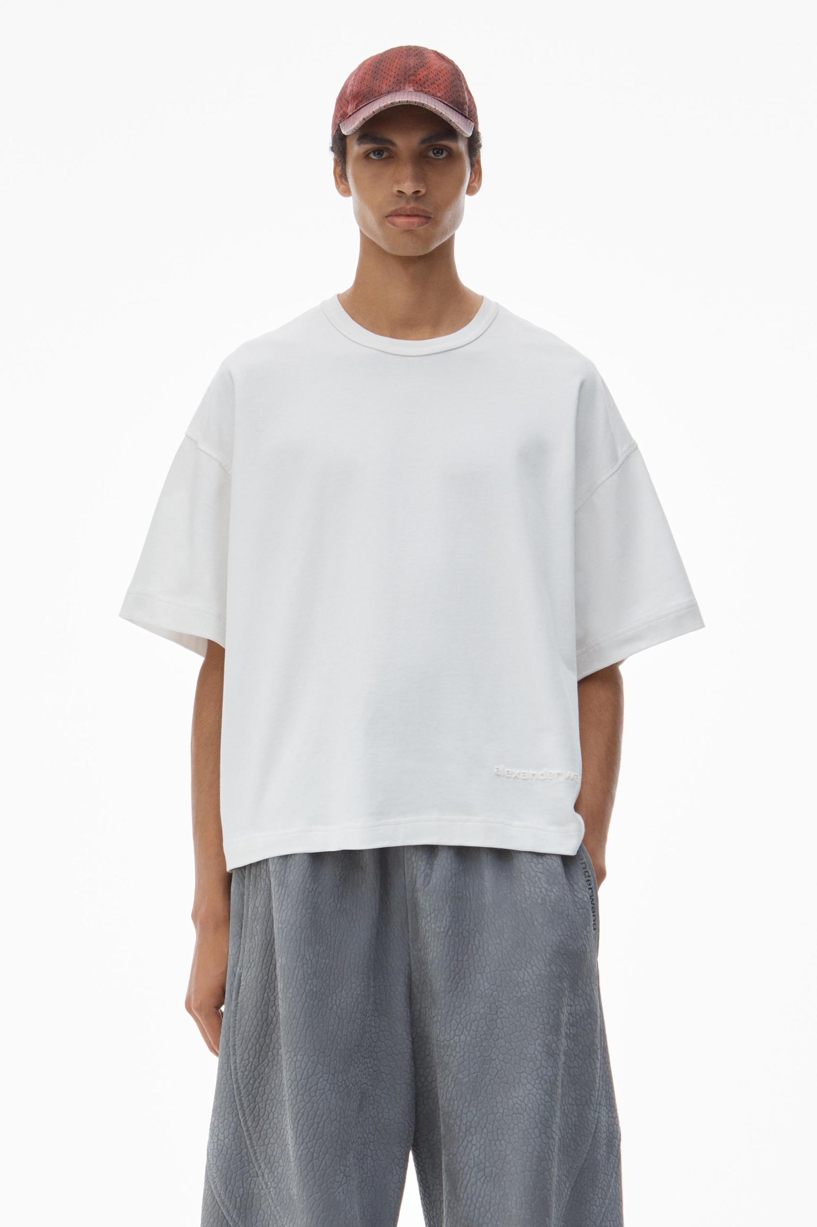 Men's Logo Boxy Tee In Cotton Jersey Product Image