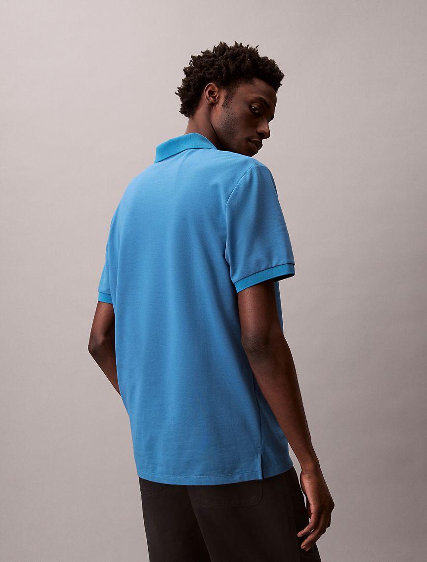 Tech Pique Zip Polo Shirt Product Image