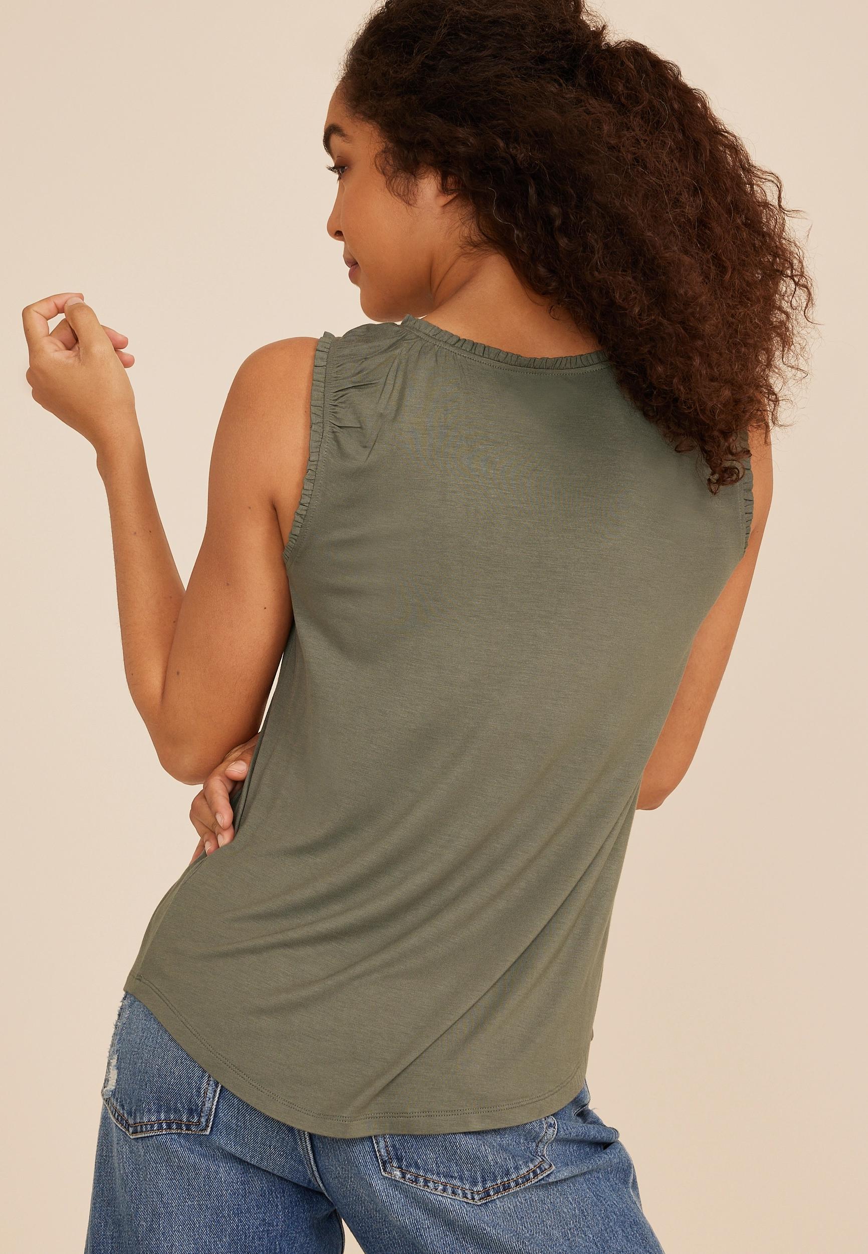 Effortless Ruched Tank Top  Product Image