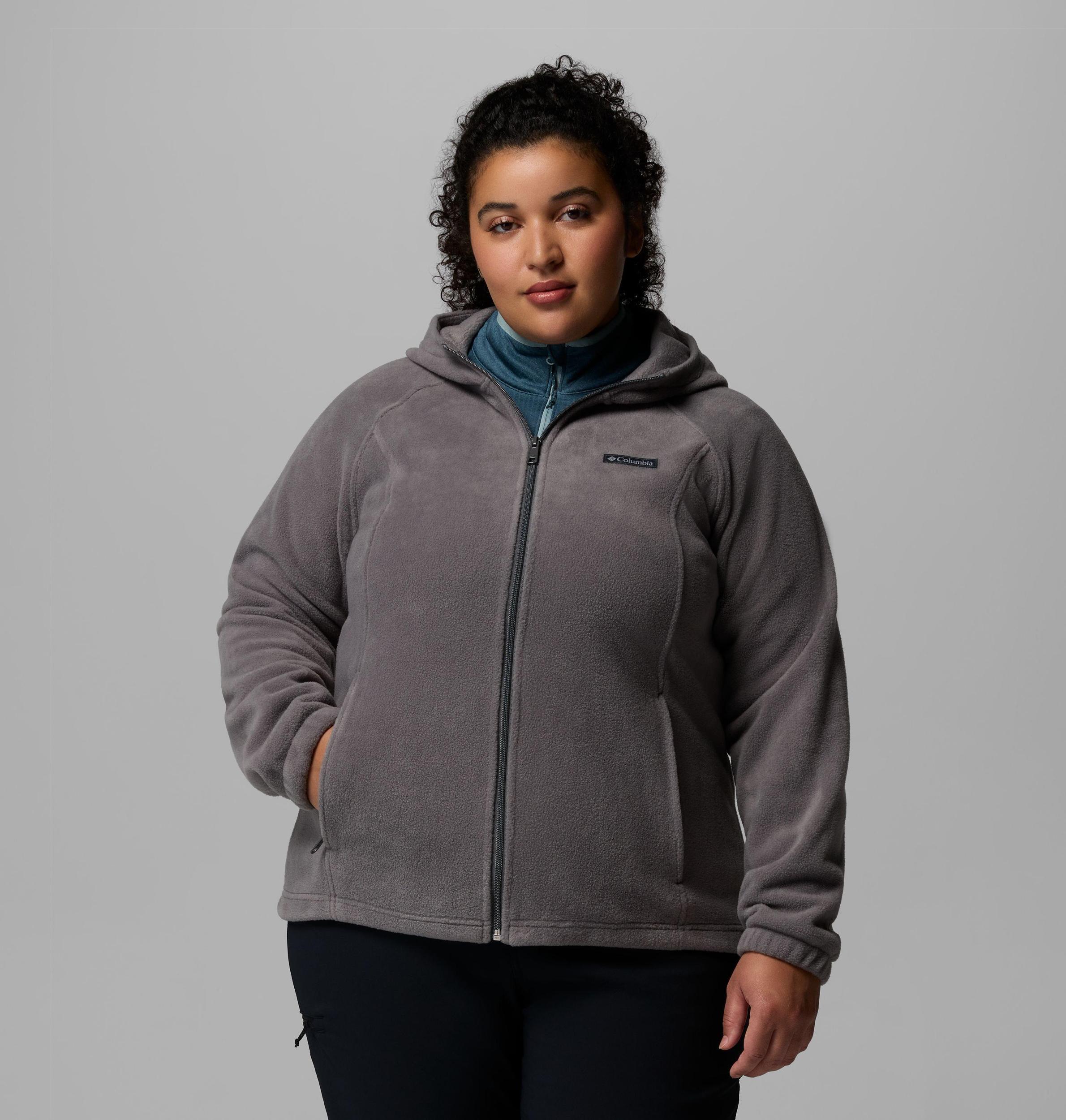 Columbia Womens Benton Springs Full Zip Fleece Hoodie - Plus Size- Product Image