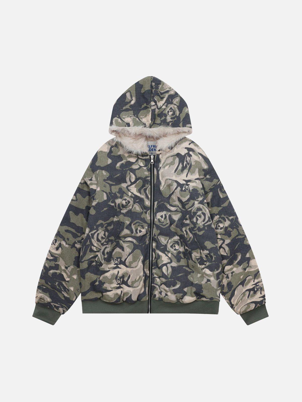 Aelfric Eden Camouflage Cropped Coat Product Image