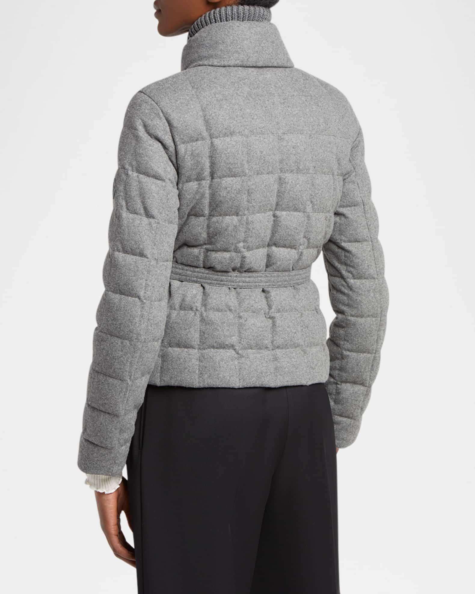 Bussettes Belted Short Down Jacket  Product Image