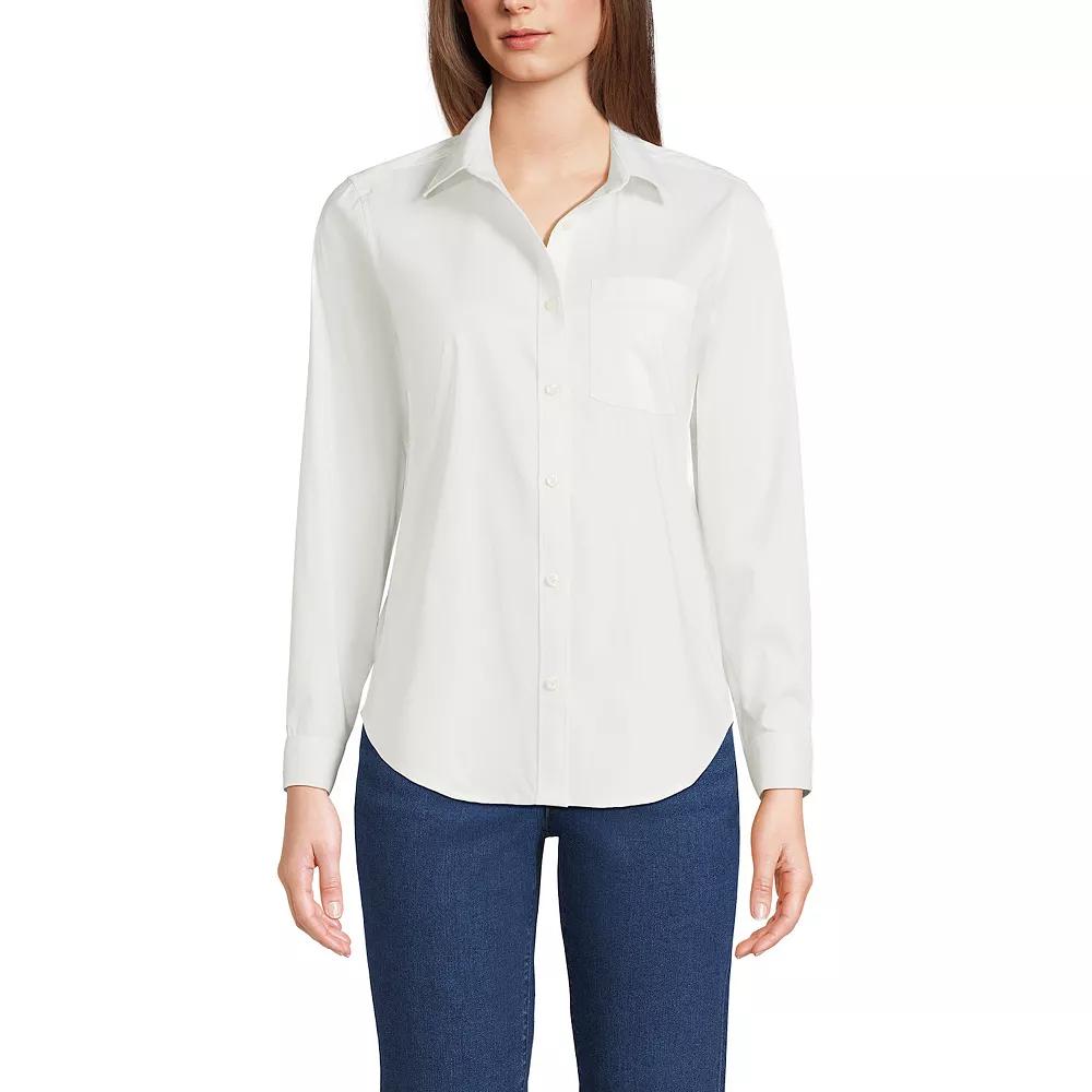 Women's Lands' End Cooling Button-Front Shirt,  Product Image