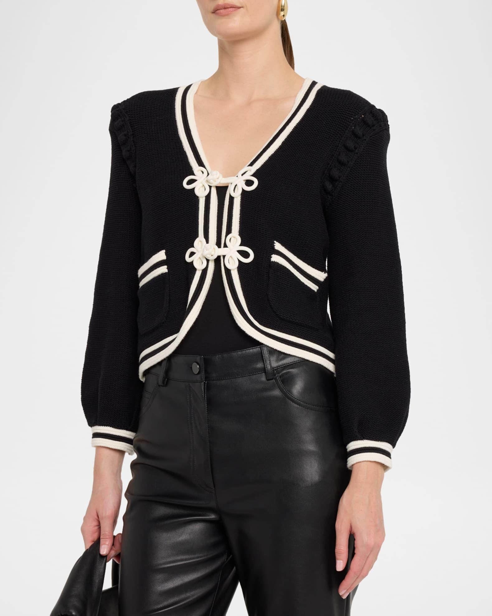 Kaito Contrast-Trim Cardigan Product Image