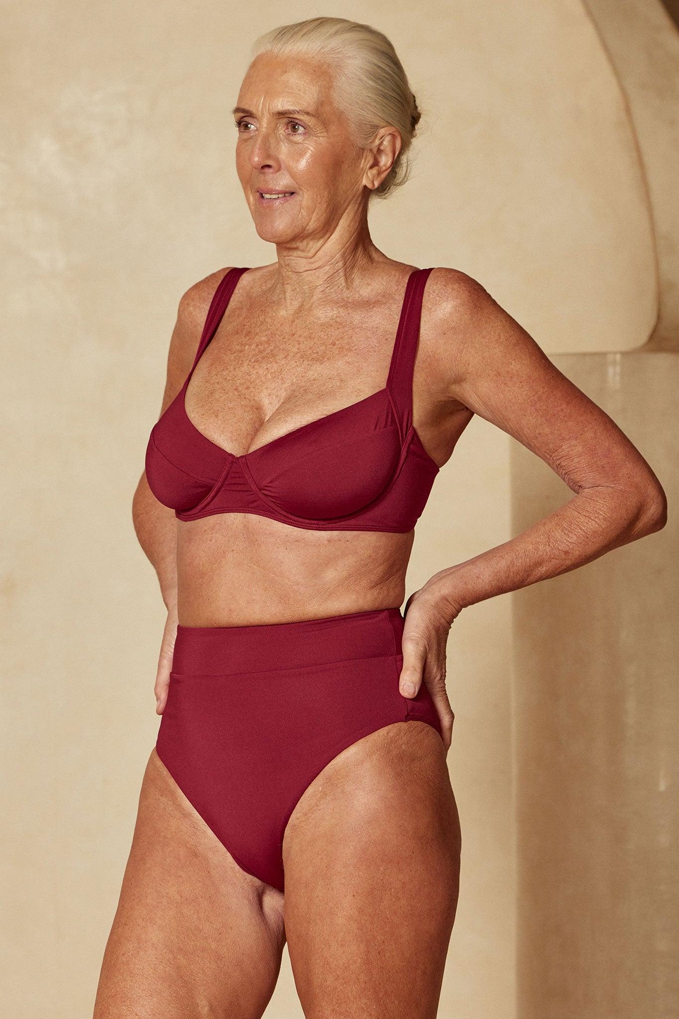 Sorrento Top - Burgundy Product Image