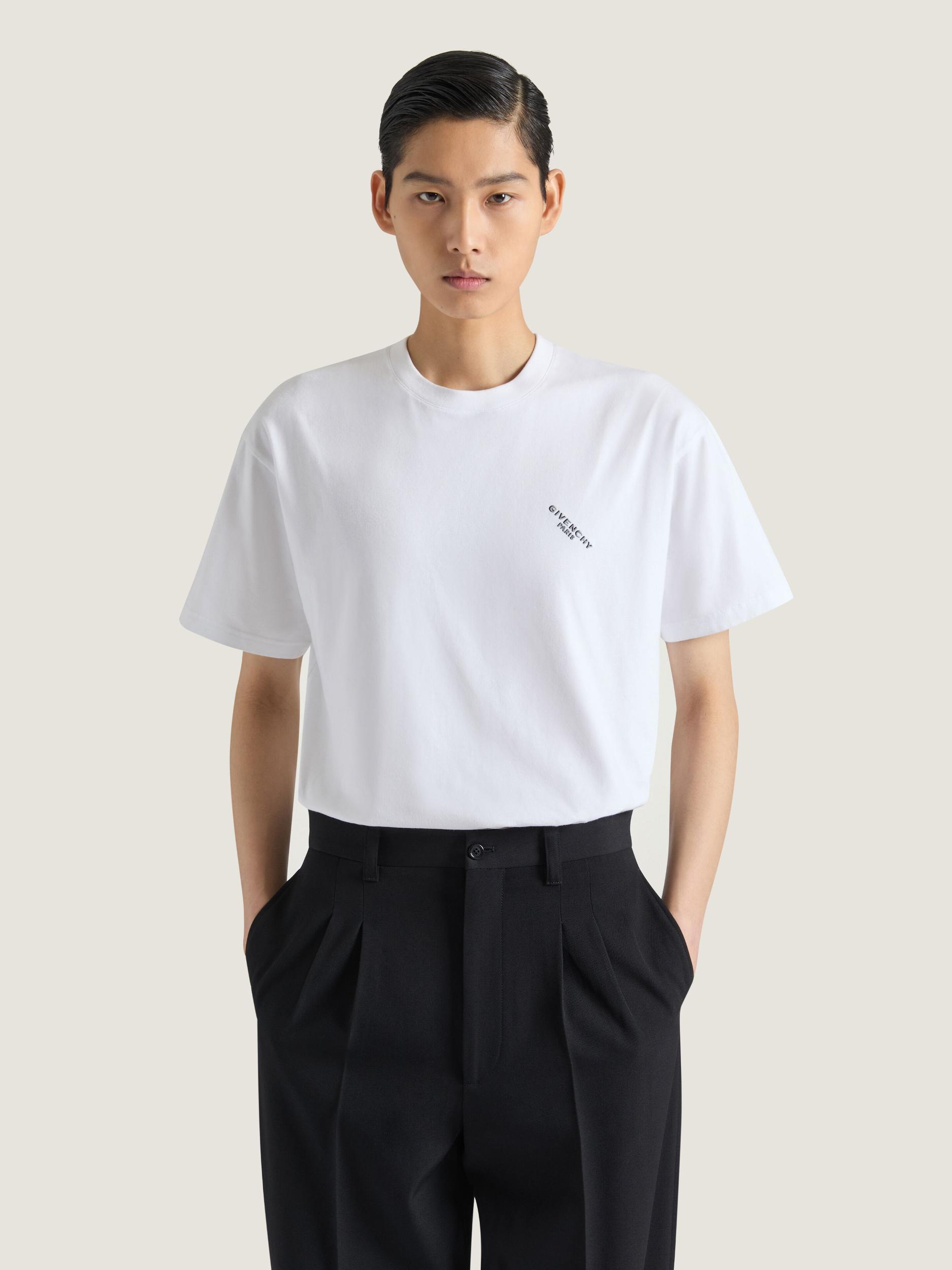 T-shirt in cotton with GIVENCHY Shadow print Product Image