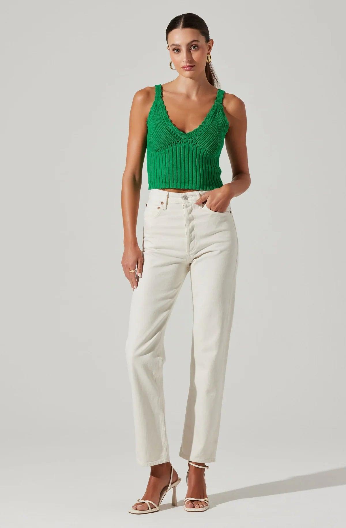 FINAL SALE ASTR the Label | Darma V-Neck Sweater Top Product Image