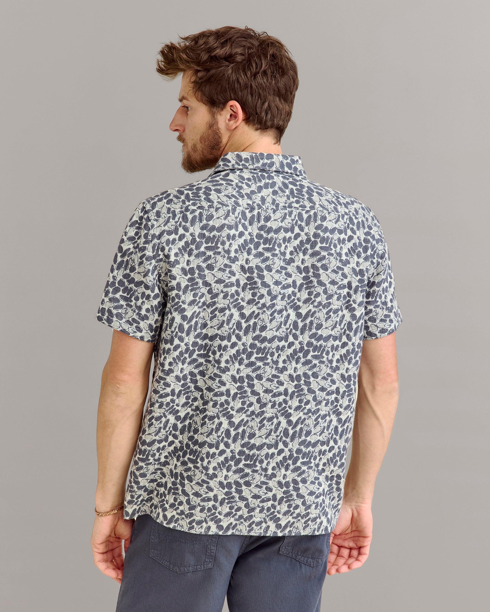 Short Sleeve Pebble Jacquard Treme Shirt -  Product Image