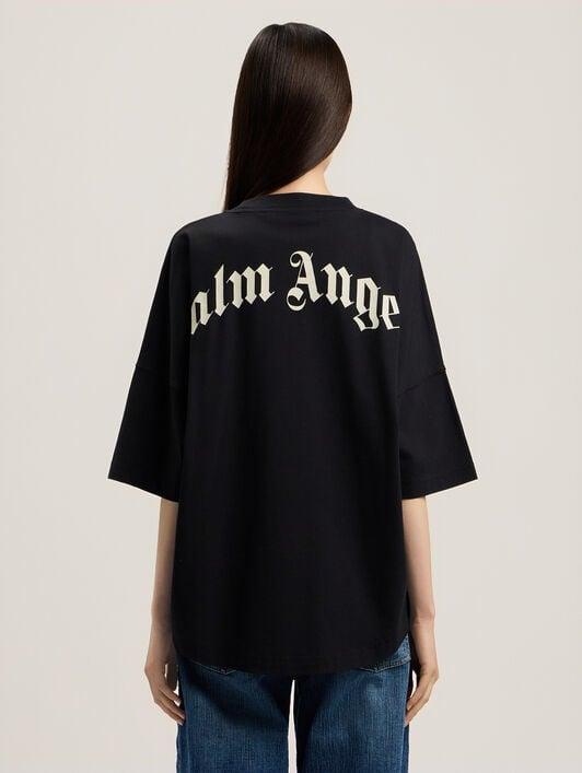 Curved Logo Over T-Shirt Product Image