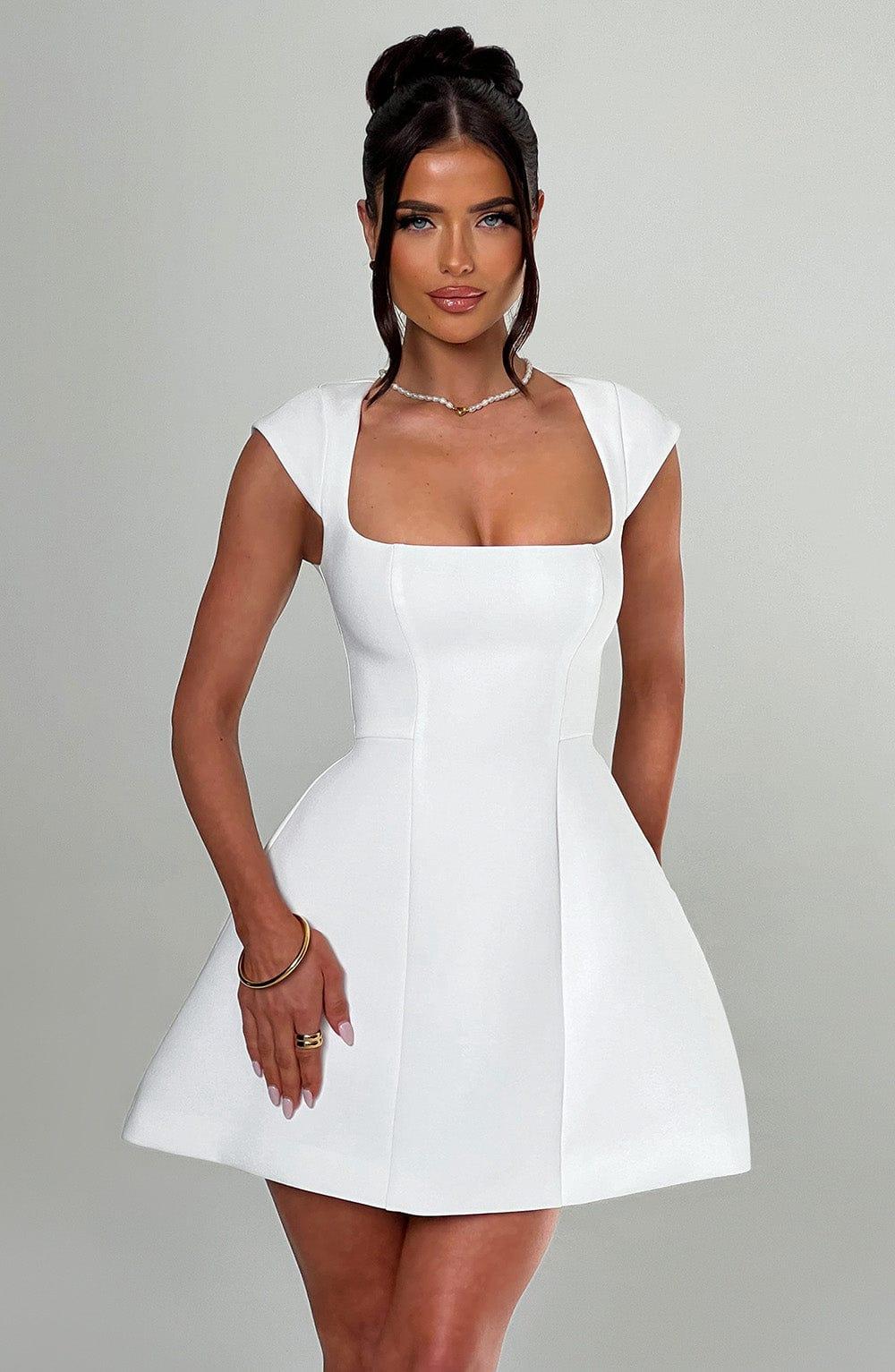 Lena Mini Dress - Ivory Product Image