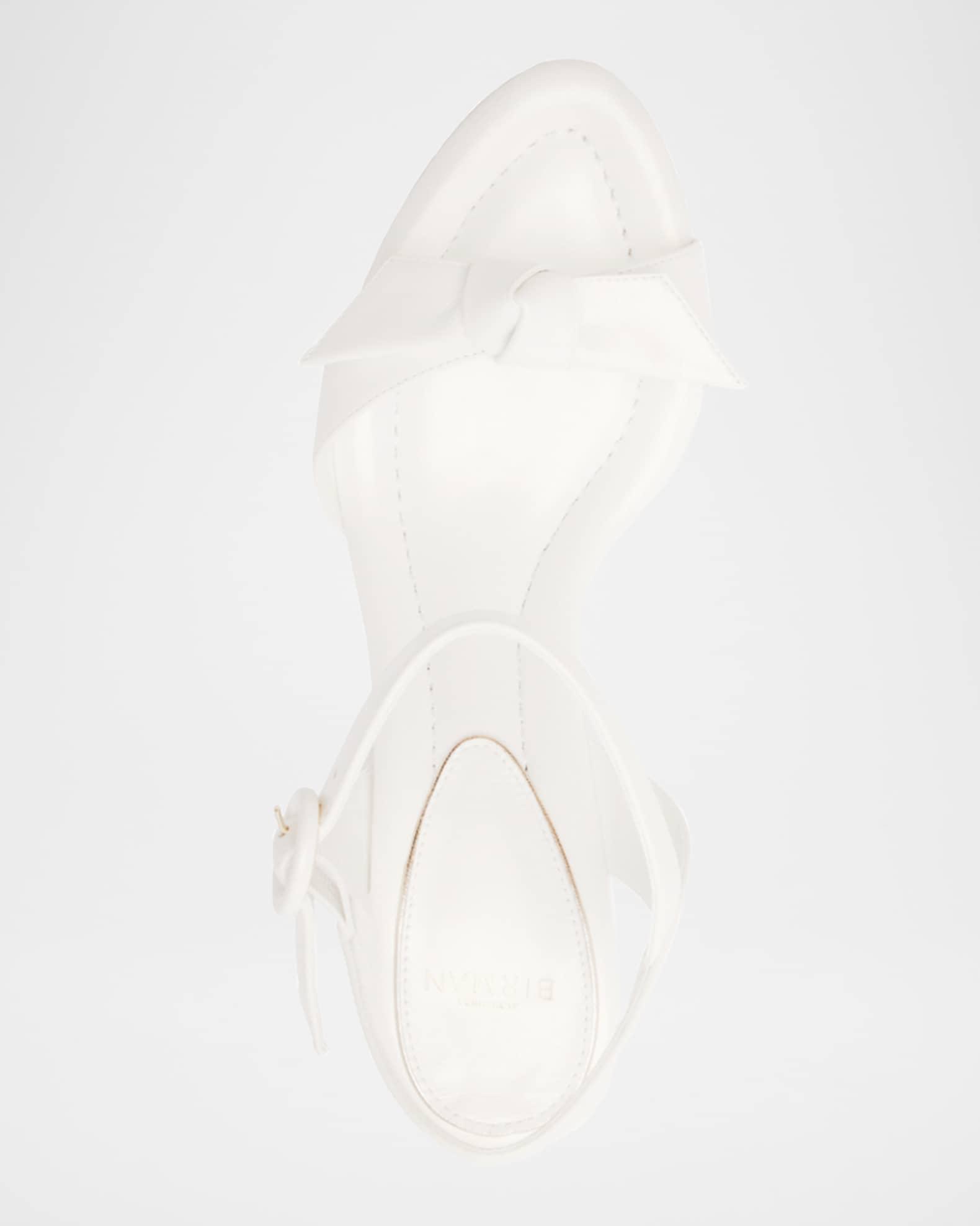 Clarita Flare Leather Bridal Sandals Product Image