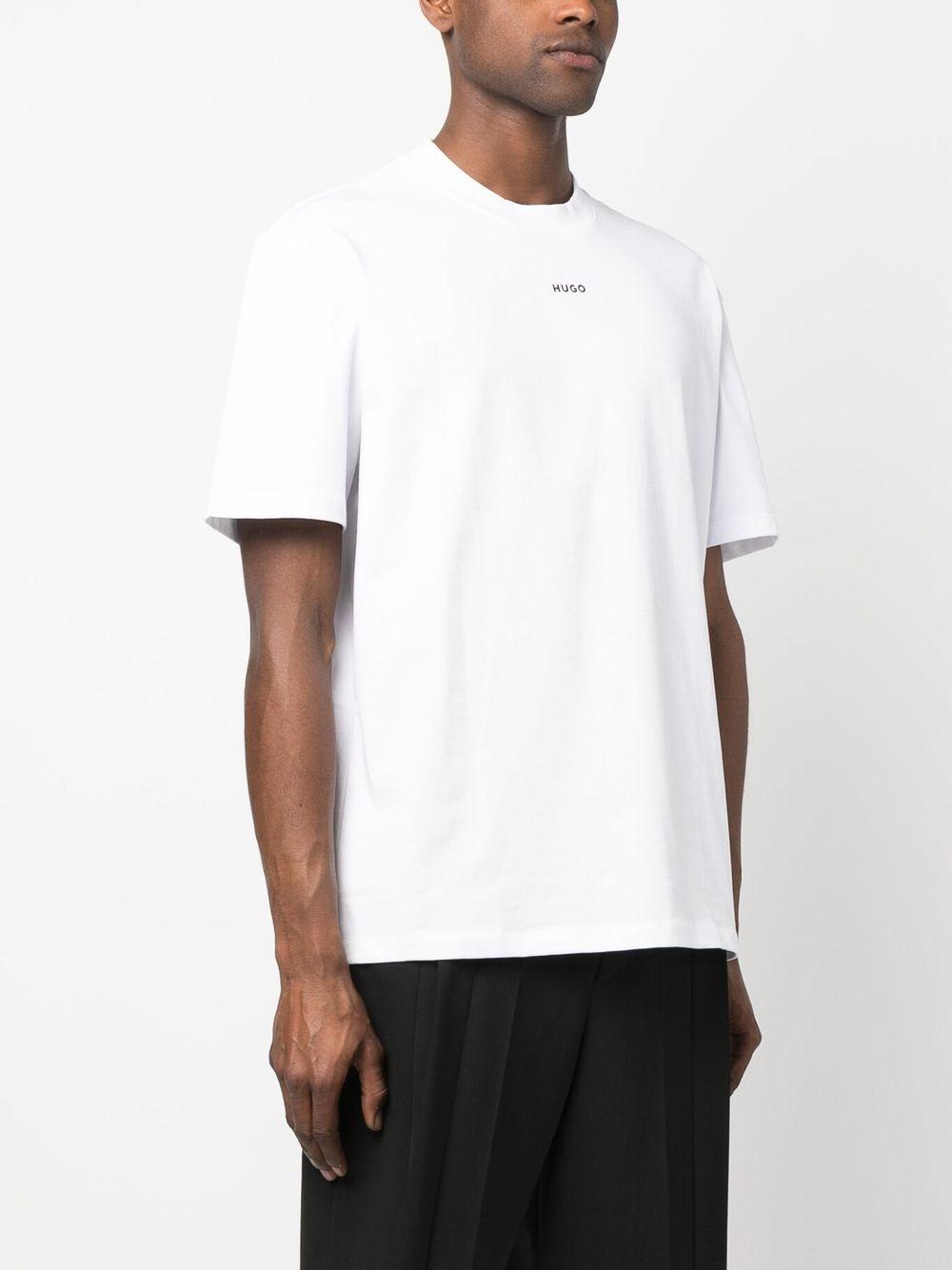 HUGO BOSS Logo-print T-shirt In White Product Image