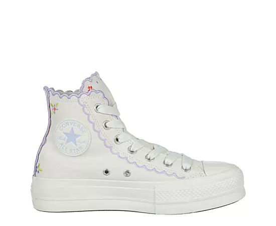Converse Chuck Taylor All Star Lift Hi Embroidered Women's Sneakers,  Product Image
