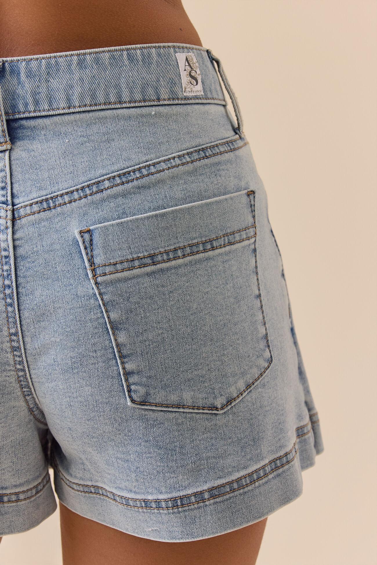 Sailor Denim Mini Skirt Product Image