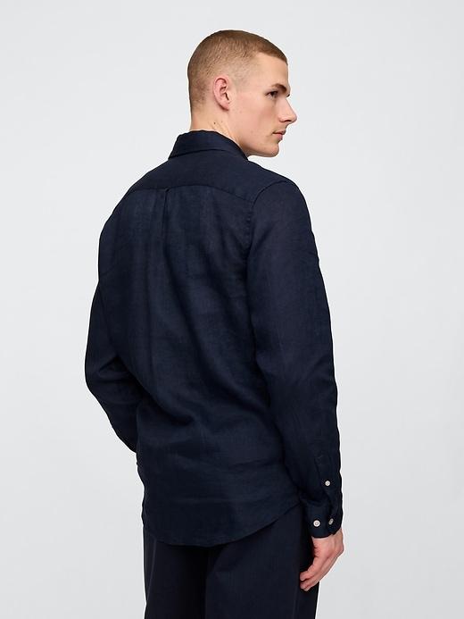 100% Linen Classic Shirt Product Image