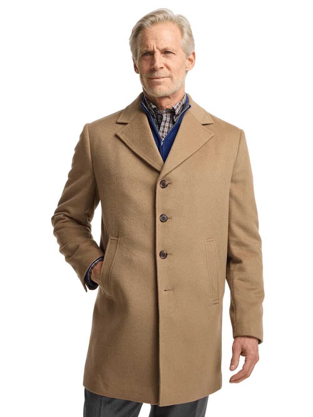Wool Blend Topcoat - Camel Product Image
