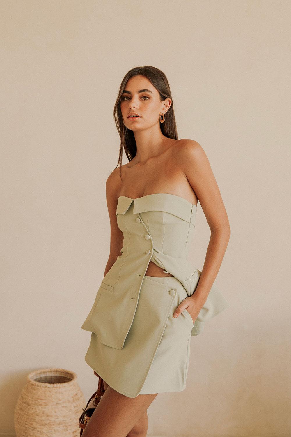 Lavara Skirt - Mint Product Image