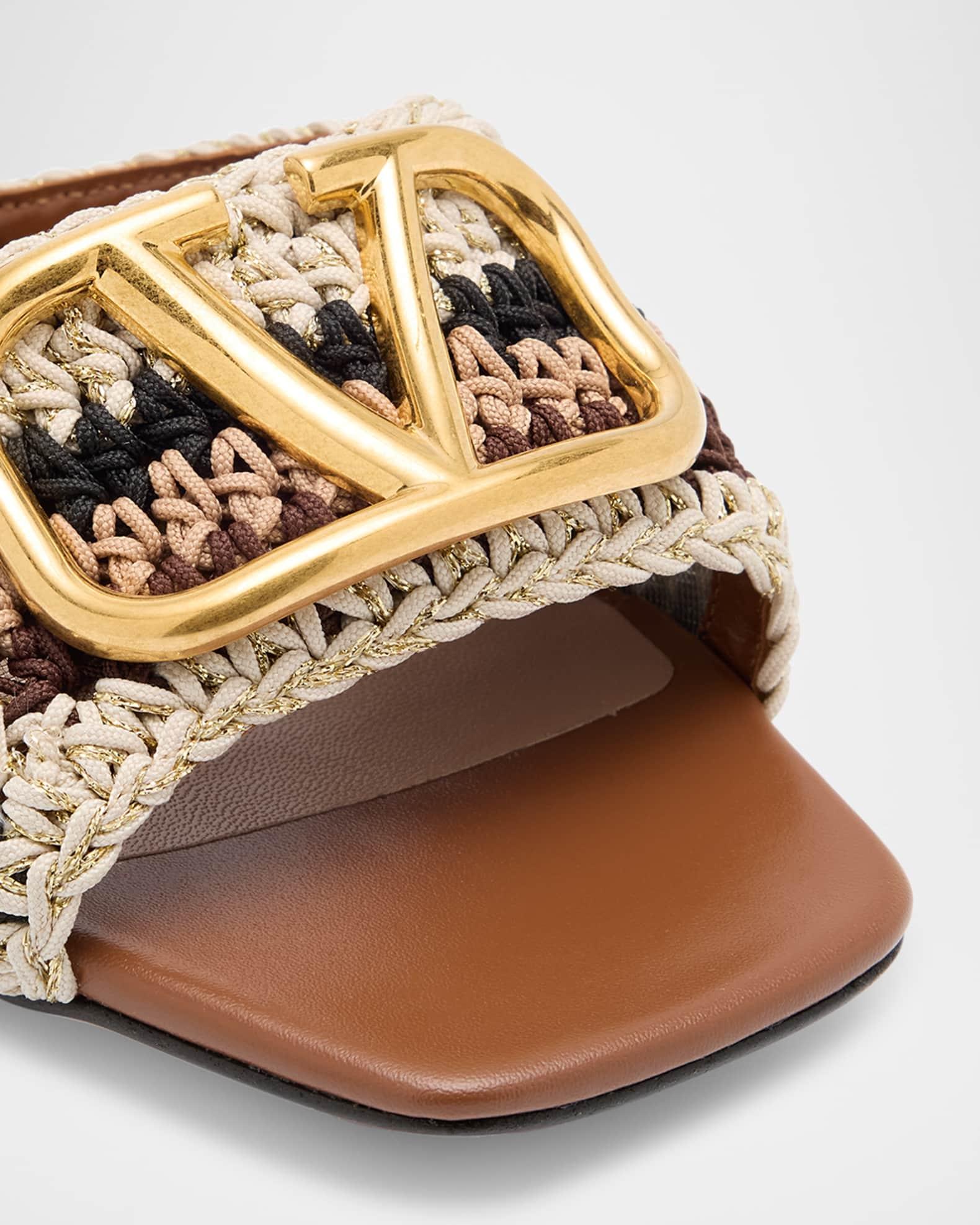 VLogo Crochet Slide Sandals Product Image