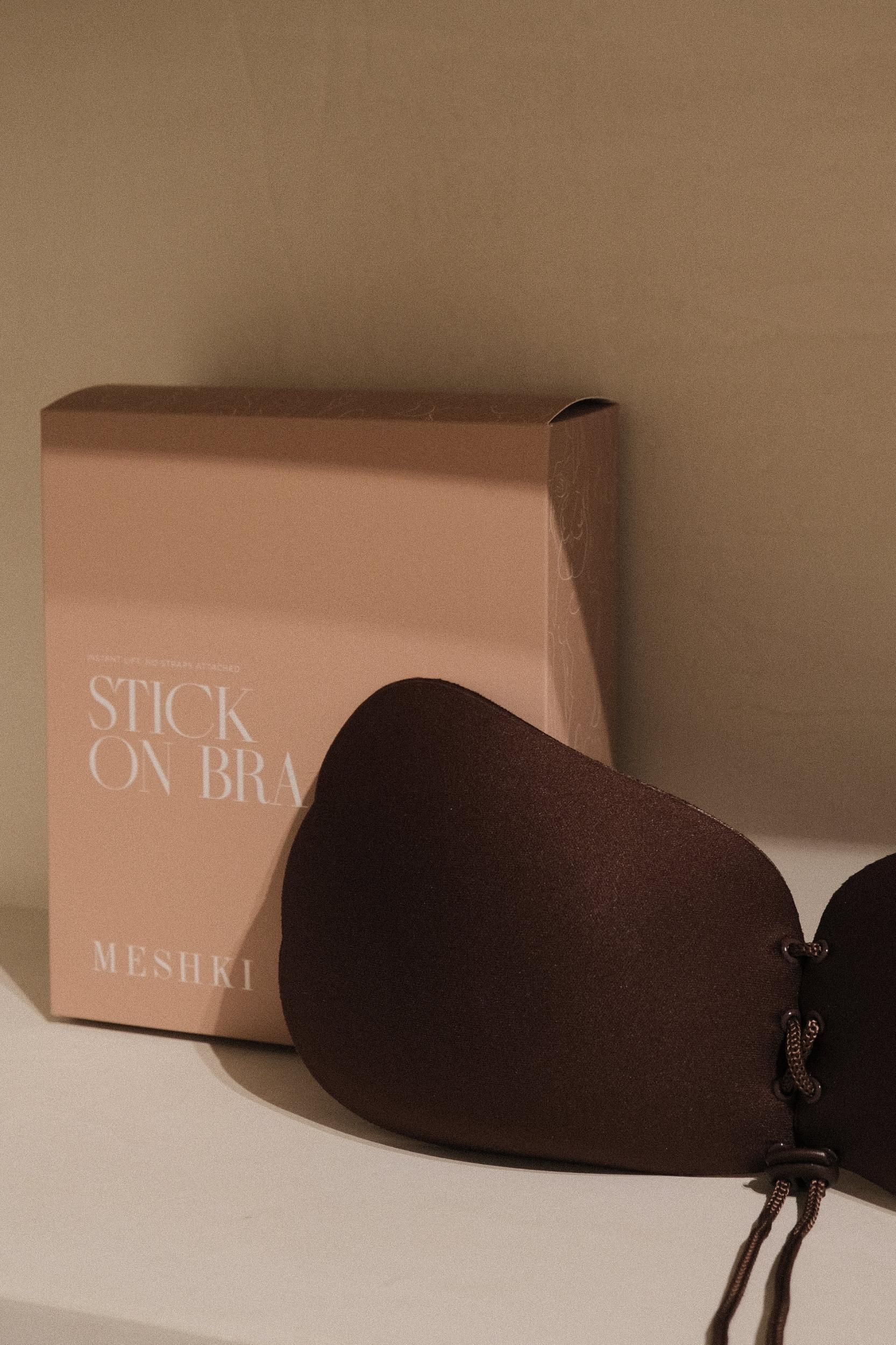 Stick It! Strapless Stick On Bra - Brown Product Image