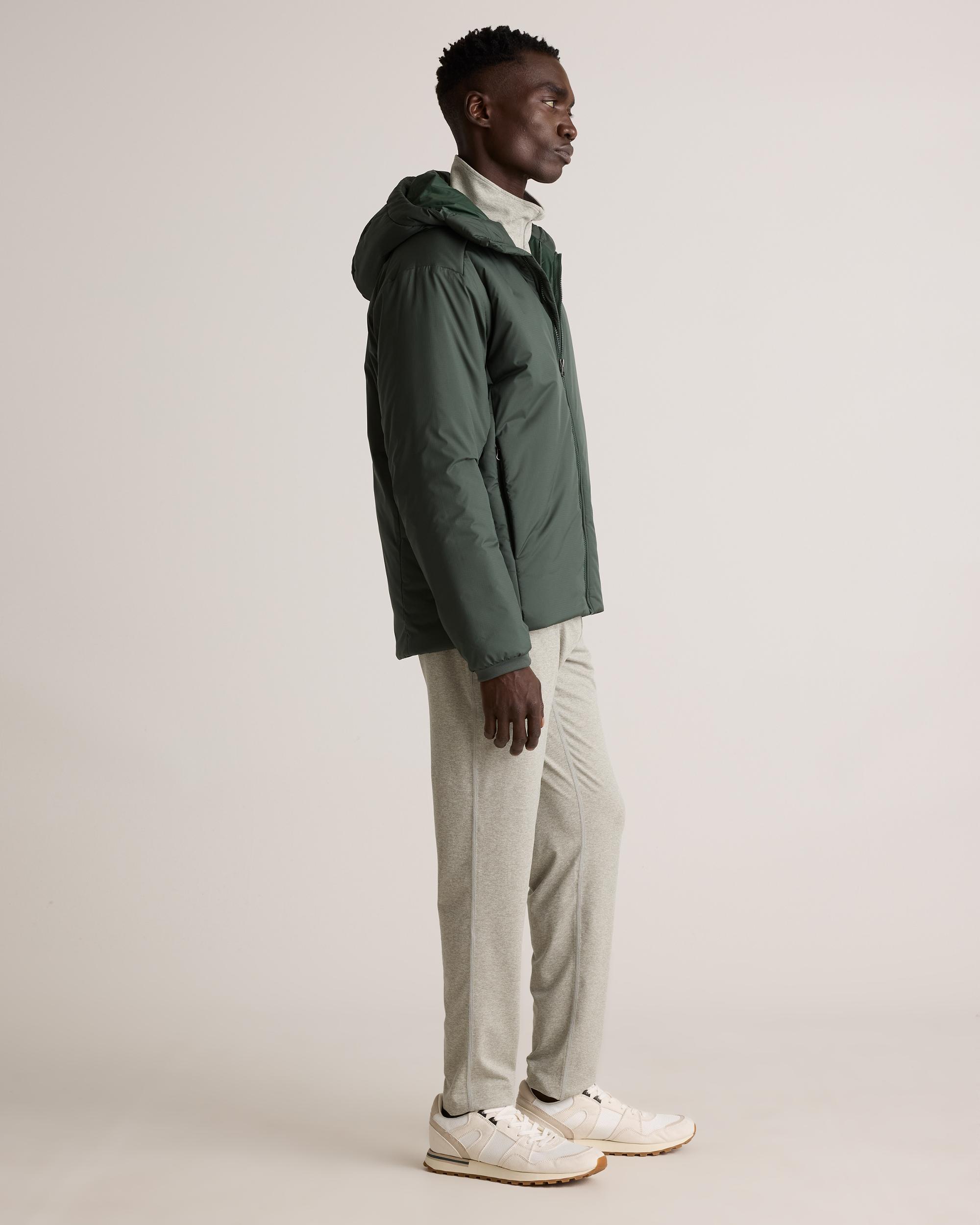 Quince | Men's Hybrid Insulated Heavyweight Hooded Jacket 100% Polyester Product Image