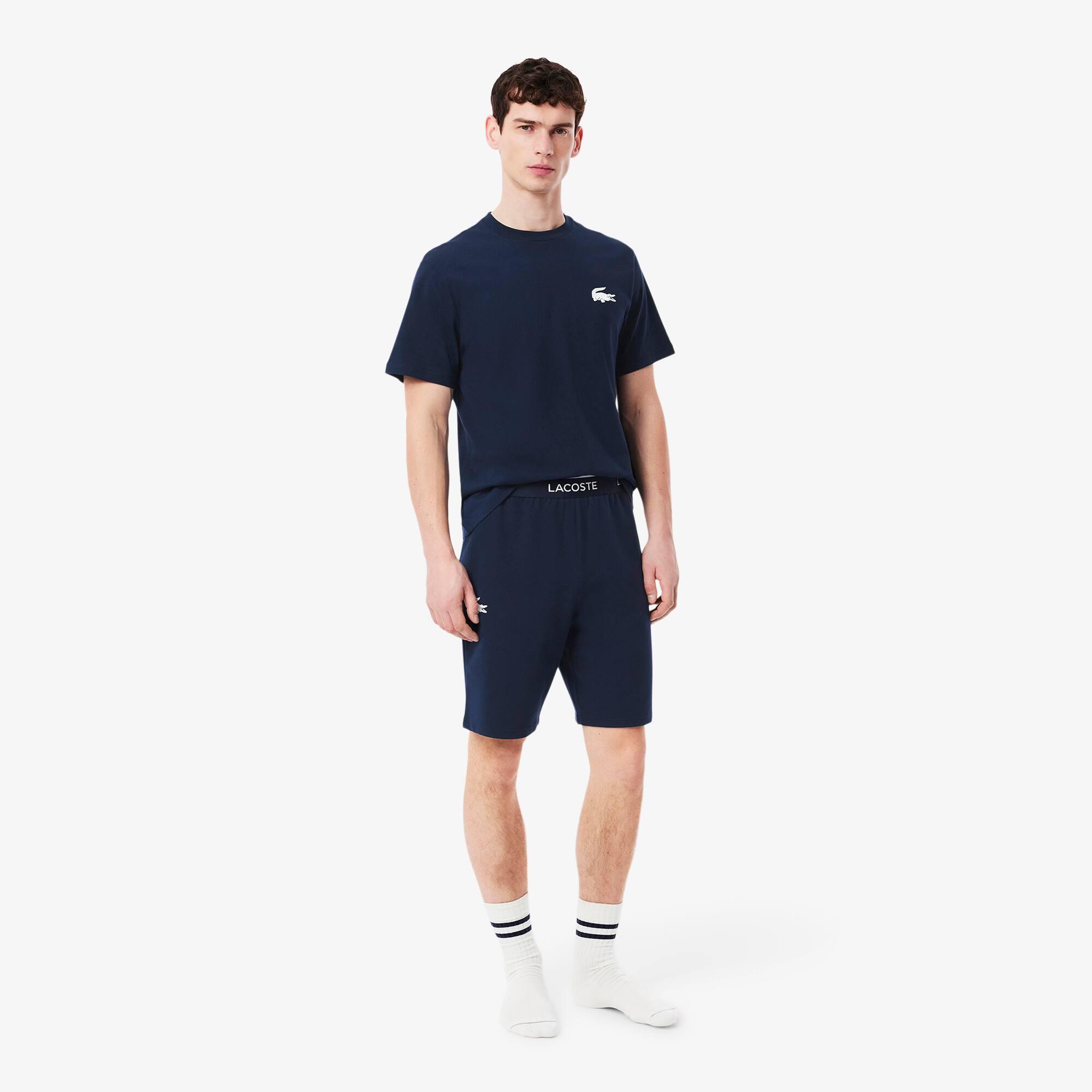 Straight Fit Fleece Pyjama Shorts Product Image