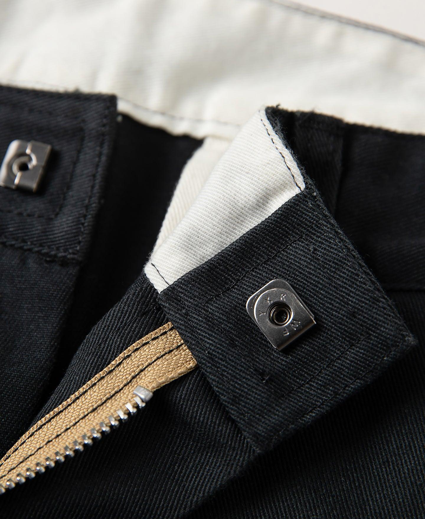 1970s Straight-Leg Work Pants - Black Product Image