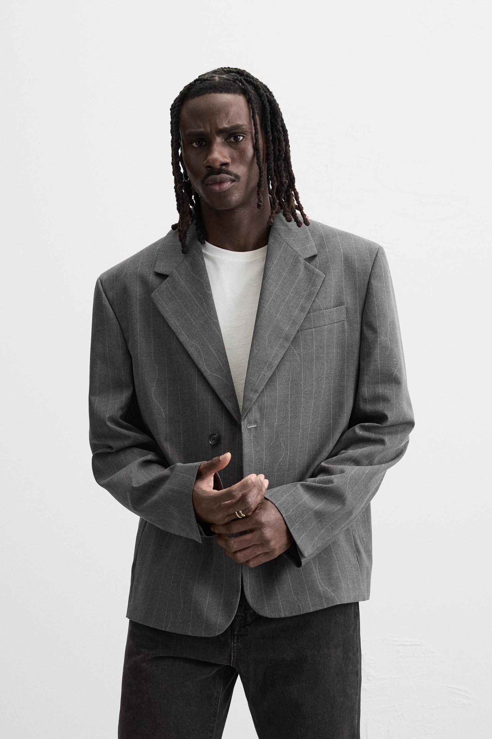 PINSTRIPE BLAZER Product Image